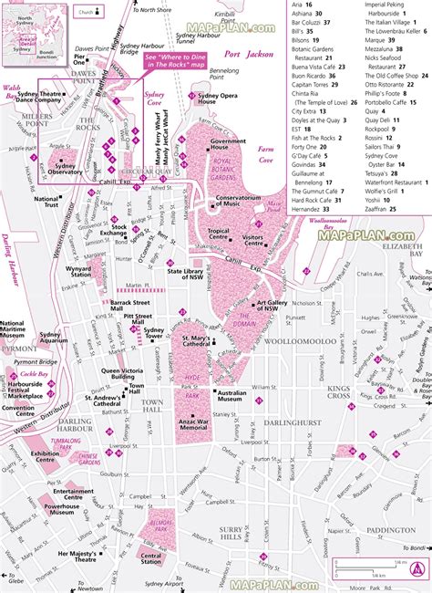 pitt street mall sydney map.